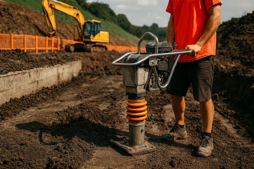 aluguel de compactadores de solo